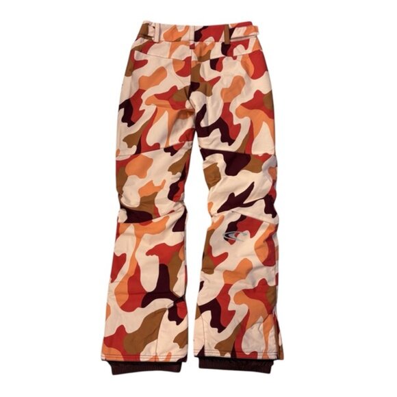 NWT O'NEILL Girls Charm printed Snow Pants Purple Hiking Camo Size 12 Snowboard - Picture 9 of 12